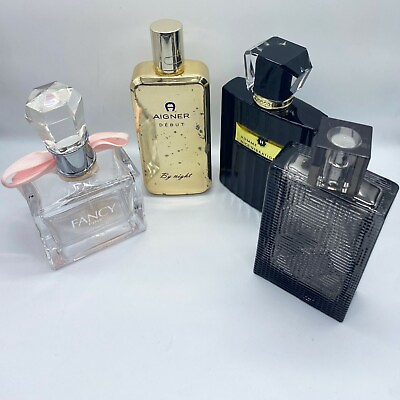 #ad Lot 4 Burberry Etienne Aigner Empty Perfume Bottles Spray 100Ml 3.3Oz Refillable $109.98