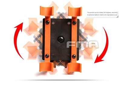 #ad Rotating 12 Ga 4up Light Weight Shotgun Shell Holder Orange for 3Gun Competition $39.90