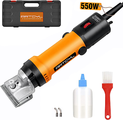 #ad 550W Horse Clipper Professional Electric Grooming Kit for Horses Equine Goat $108.99