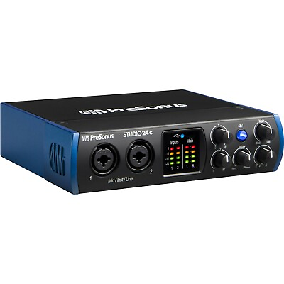 #ad PreSonus Studio 24c USB C Audio Interface $149.99
