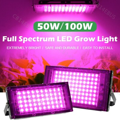 #ad AC LED Plant Grow Light Lamp Greenhouse Full Spectrum Phyto light With Stand B14 $13.60