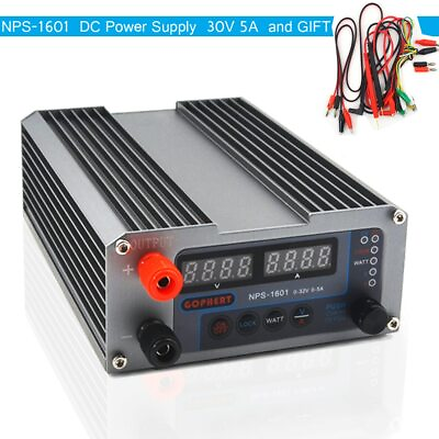 #ad NPS 1601 Version Mini Adjustable Digital Switch DC Power Supply WATT $89.69