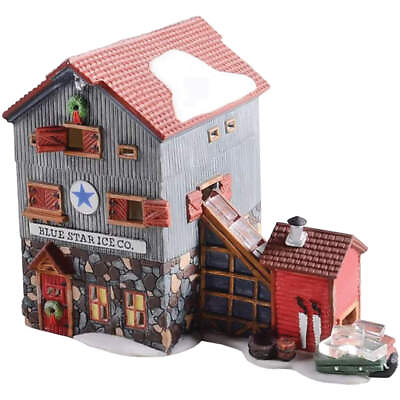 #ad Department 56 New England Village Blue Star Ice Co. Boxed 1267479 $139.95