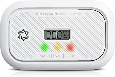 #ad Ecoey LCD Carbon Monoxide Detector Replaceable Battery Operated Free SHIPPING $19.99