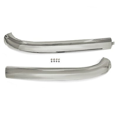#ad New 1965 1968 MUSTANG Top Windshield Stainless Steel Molding 2pc Convertible $246.95