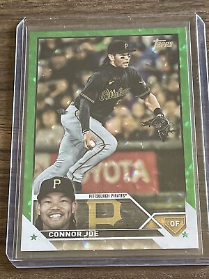 #ad 2023 Topps Series 2 #525 Connor Joe Pittsburgh Pirates Green Foil 499 $1.99