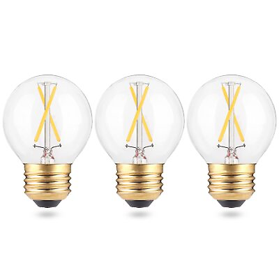 #ad Vintage E26 LED Ceiling Fan Bulb Dimmable 2W Globe LED Chandelier Bulb 25Wa... $21.05