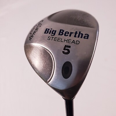 #ad Callaway Big Bertha Steel Head 5 Wood RCH 99 Graphite Regular RH NEW GRIP $24.99