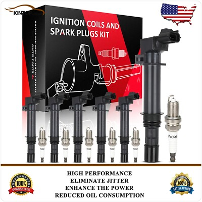 #ad Ignition Coils amp; Spark Plugs Kit For Dodge Dakota 2007 Nitro 2007 2008 3.7L $60.99