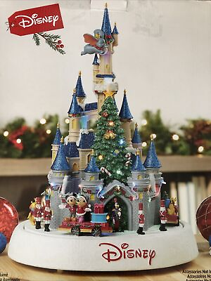 #ad Disney Animated Holiday Christmas Castle Lights amp; Classic Holiday Music Open Box $130.50