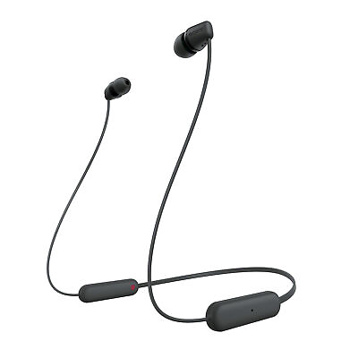 #ad Sony WI C100 Wireless In ear Headphones Black $23.00