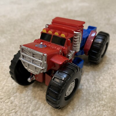 #ad Transformers Rescue Bot Optimus Prime 5quot; Toy Action Figure Monster Truck 2014 C $21.38