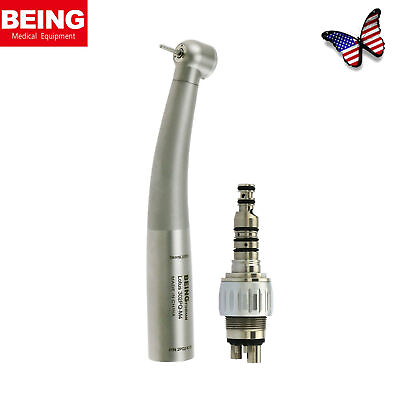 #ad BEING Dental Fiber Optic Handpiece Ti Coated fit KAVO 4 Hole MULTIflex Coupling $118.99
