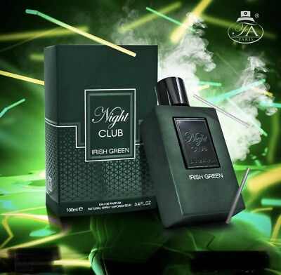 #ad Night Club Irish Green Perfume by Fragrance World EDP 100ml 🥇Hot New Release🥇 $39.95