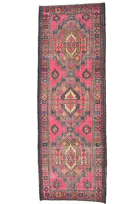 #ad 3#x27;8x10 Hand Knotted Antique Distressed Floral 4X10 Oriental Runner Rug Hallway $437.57