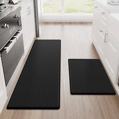 #ad Kitchen Mats 2PCS Rugs Cushioned Anti Fatigue for Floor Non Slip Desk Waterproof $55.00