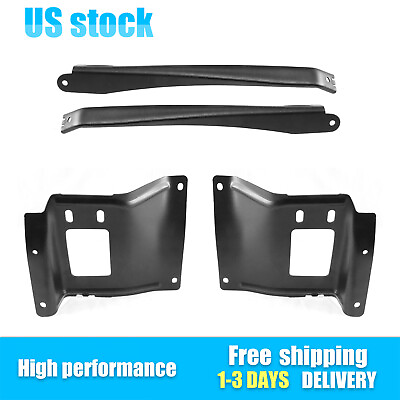 #ad For 2005 2007 Ford F 250 Super Duty Set of 2 Bumper Bracket Front Left amp; Right $47.99