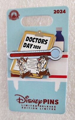 #ad DISNEY DOCTORS DAY 2024 CHIP and DALE LIMITED RELEASE PIN FREE SHIPPING $24.90