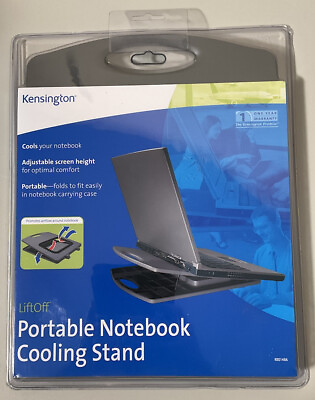 #ad Kensington LiftOff Portable Notebook Laptop Cooling Stand K60149 $14.95