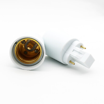 #ad GX23 to E27 Socket Base LED Halogen CFL Light Bulb Lamp Adapter Converter Holder $1.99