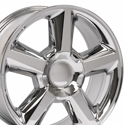 #ad 20quot; Rim Fits Chevy Tahoe Yukon Escalade CV83 Chrome 5308 20x8.5 Tahoe Wheel $261.75