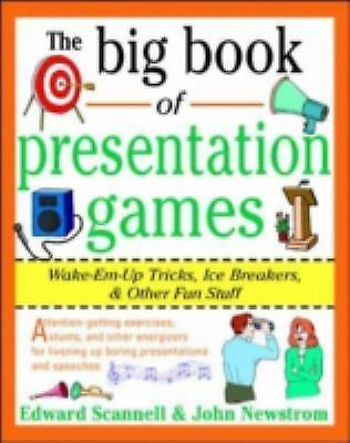 #ad The Big Book of Presentation Games: Wake em up Tricks Ice Breakers and Other Fu $14.49