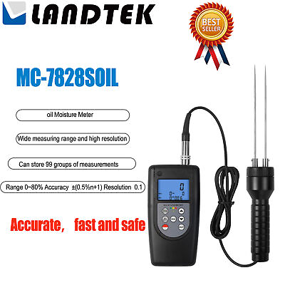 #ad LANDTEK MC 7828SOIL Soil Moisture Meter Monitor Changes in Condition Precisely✦K $224.48