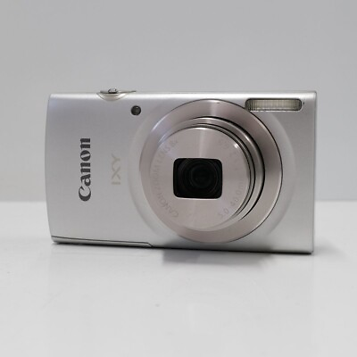 #ad Near Mint Canon PowerShot IXY 200 ELPH 185 digital Camera 180 20MP Silver $178.99