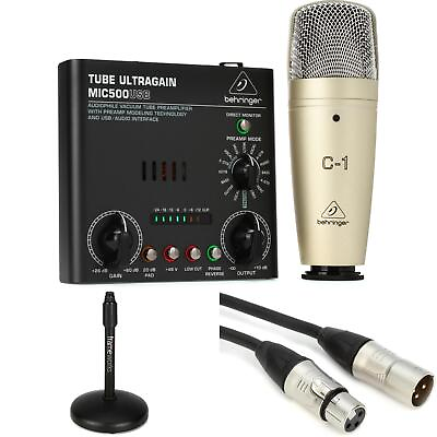 #ad Behringer Voice Studio Pack with Stand and Cable $188.00