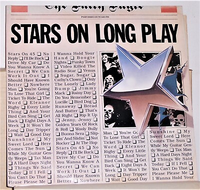 #ad Stars On Long Play 1981 Vinyl LP Record Album $19.97