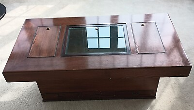 #ad Antique Japanese Hibachi Coffee Table with 3 Drawers $219.00