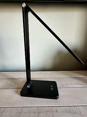 #ad Desk Lamp LED Dimmable USB Connected Black 3 Modes $15.00