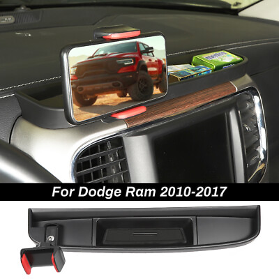 #ad Center Console Phone Holder Bracket Storage Box Tray For Dodge RAM 1500 2012 17 $26.69
