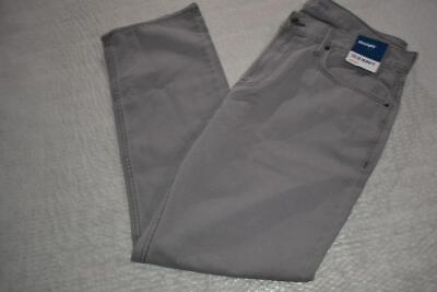 #ad 43828 a Old Navy Pants Flat Straight Fit Gray Cotton Size 36 X 30 Adult Mens NEW $22.39