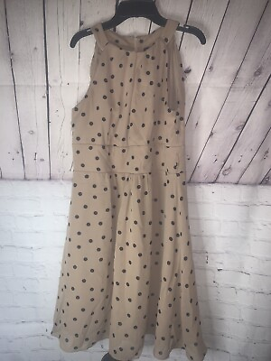 #ad Womens polka dot sleeveless dress size 12 $10.00