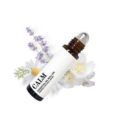 #ad Calm Essential Oil Roll On ORGANIC Aromatherapy Blend For The Mind $12.99