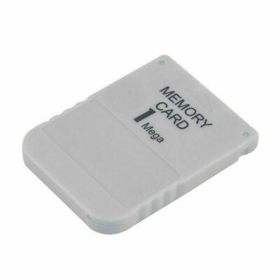 #ad #ad 1MB Memory Card For Sony PS1 Playstation 1 PSX Game System White for Computer MO $3.89
