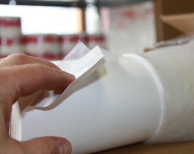 #ad Inkjet Printable Poly Vinyl Banner Roll Tear Proof Self Adhesive Water Resistant $309.00