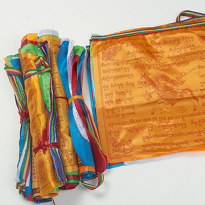 #ad 10 Flags 3.5M Tibet Style Decorative Scriptures Tibetan Buddhist Prayer Flags $4.79