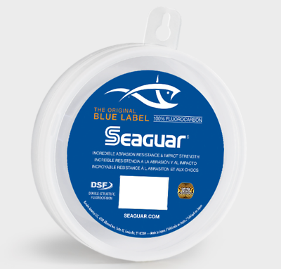 #ad Seaguar Blue Label Fluorocarbon Leader Clear Fishing Line 50 Yards Select Lb. $20.38
