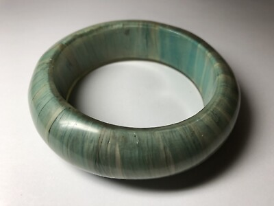 #ad Vintage green tone ￼Bangle bracelet $7.95