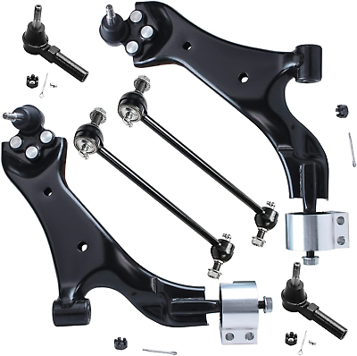 #ad Front Left and Right Lower Control Arm W Ball Joints Sway Bar Links amp; Outer Ti $184.99