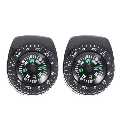 #ad Pack of 2 Compass for Watch Band Navigation Compass Hiking Compass Dial $7.92
