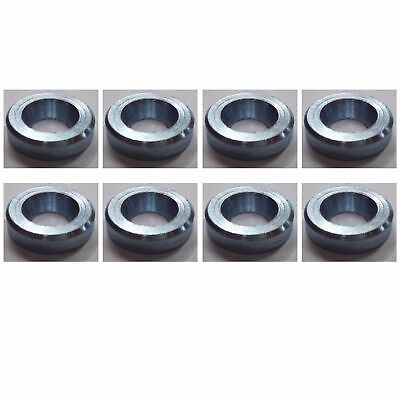 #ad 8 x Peugeot Citroen Alloy Wheel Flat Conversion Washers For Tapered Seat Bolts GBP 13.37