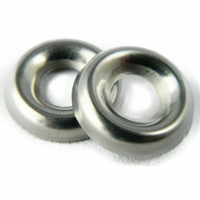 #ad Stainless Steel Cup Washer Finishing Countersunk #4 Qty 250 $13.91