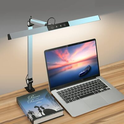 #ad #ad Eye Caring Desk Lamps Clamp On Desk Lamp 60quot; Timer 4 Joint Axis 120°Polar... $16.87