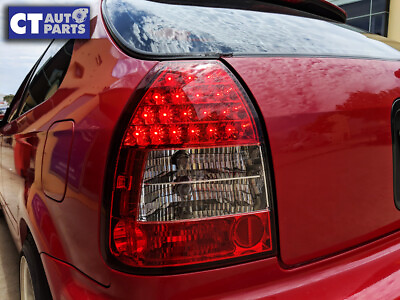 #ad JDM Clear Red LED Tail lights for 96 01 Honda Civic EK Hatch Vti taillights AU $379.05