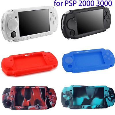 #ad Soft Silicone Body Protector Skin Cover Case for sony psP 2000 3000 Console $6.99