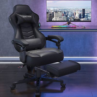 #ad ELECWISH Gaming Chair Ergonomic Computer Office Chair Recliner Swivel Seat $125.99