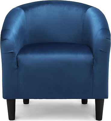 #ad Velvet Accent Chair Modern Club Chair Upholstered Armchair with Solid Legs Comf $140.99